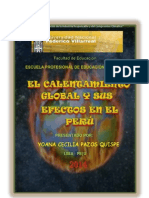 Introduccion y Caratula Del Calentamiento Globnal