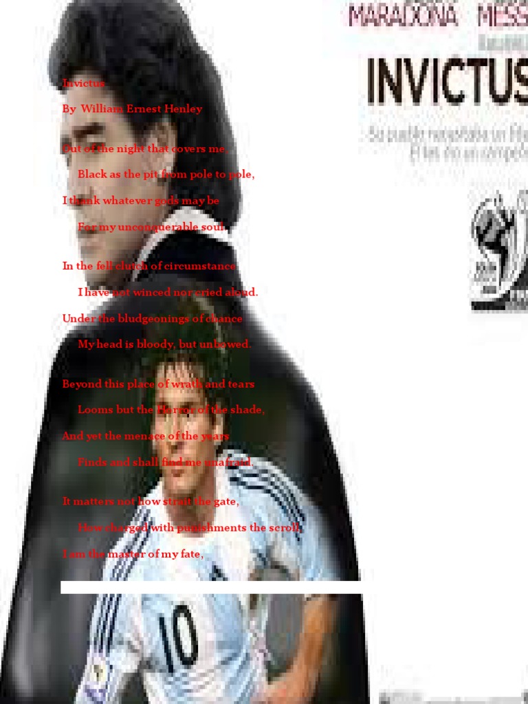 Invictus: Master of My Fate Poem | PDF | Mystery, Thriller & Crime ...