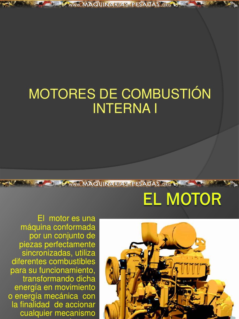 Clasificación de Motores de Combustión Interna | PDF | Hogar ...