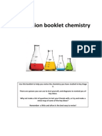 Y9 Chemistry Revision Booklet