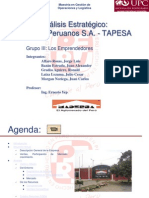 Plan estratégico Tableros Peruanos