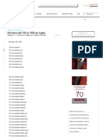 Números Del 100 Al 1000 en Ingles - Investigaciones - Jaciely