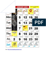 Kalender Malaysia 2015