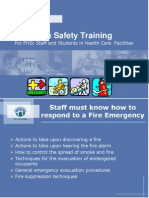 Fire Safety Training: For FHSC Staff and Students in Health Care Facilities