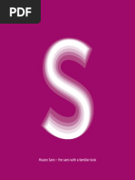 Museo Sans Sample
