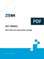 ZTE LTE APT 700MHz Network White Paper ZTE June 2013