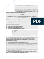 Acta Constitutiva de Sociedad Anonima Decapital Variable