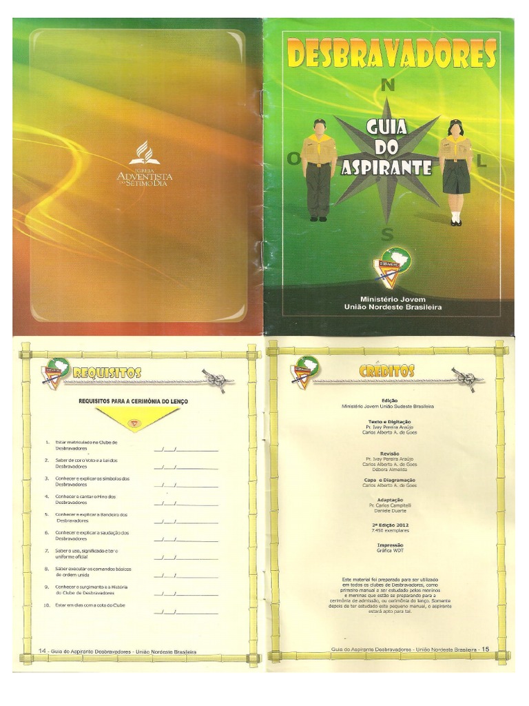 Livro Do Curso De Leitura Do Ano Desbravadores
