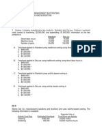 MANAGEMENT ACCOUNTING ACTIVITIES BUDGETING COSTING