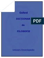 Oxford Dictionar de Filosofie