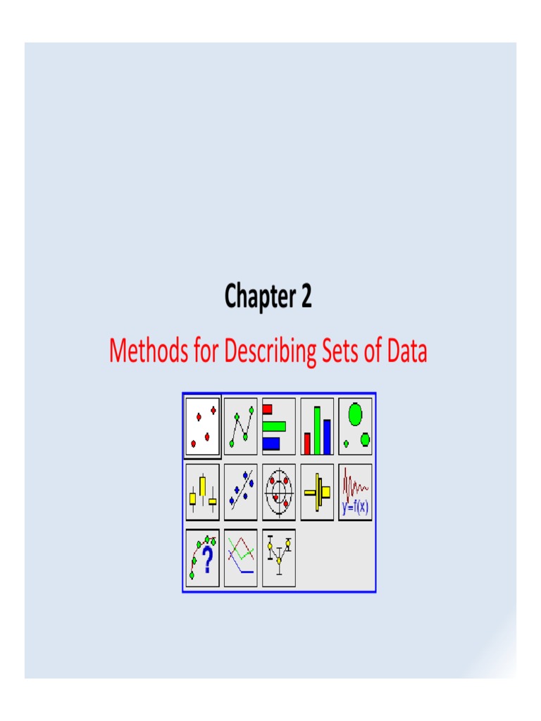 Describing Data Sets in Statistics | PDF | Mode (Statistics) | Median