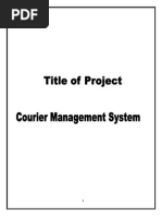 Courier Project Report