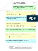 04 - Quadratic Equations