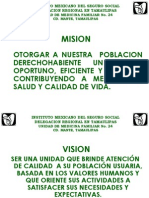 Mission y Vision Umf 24 el deber ser