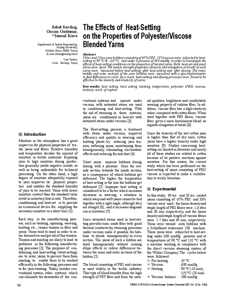 2007450The Effects of Heat Setting PDF Yarn Dyeing