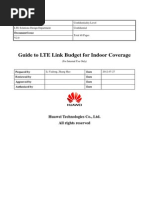 IBS Intergration Service V100R002 Technical Guide LTE Link Budget 01-ZH