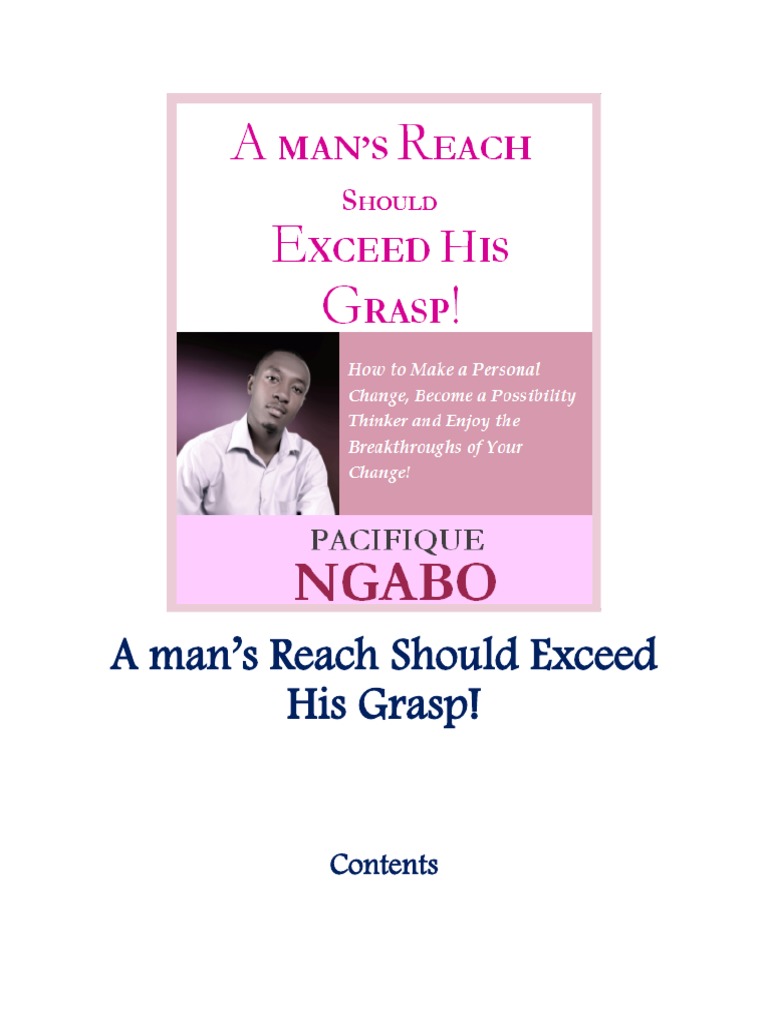 A Man's Reach Should Exceed His Grasp! | Stereotypes ...