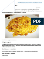 Blog - Giallozafferano.it-Spaghetti Alla Carbonara