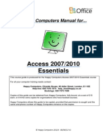 1 Access 2007 2010 Essentials