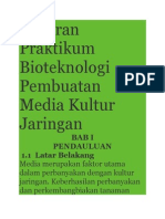 Laporan Praktikum Bioteknologi Pembuatan Media Kultur Jaringan