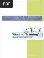 Curso Preparatório Concurso Professor de Química - SEE/SP PEB II