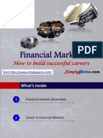 Financial Markets - How To Buid Successful Career