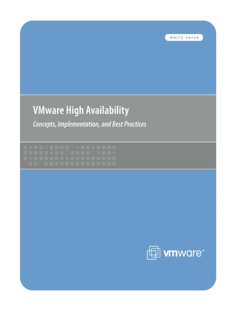 VMware HA | PDF