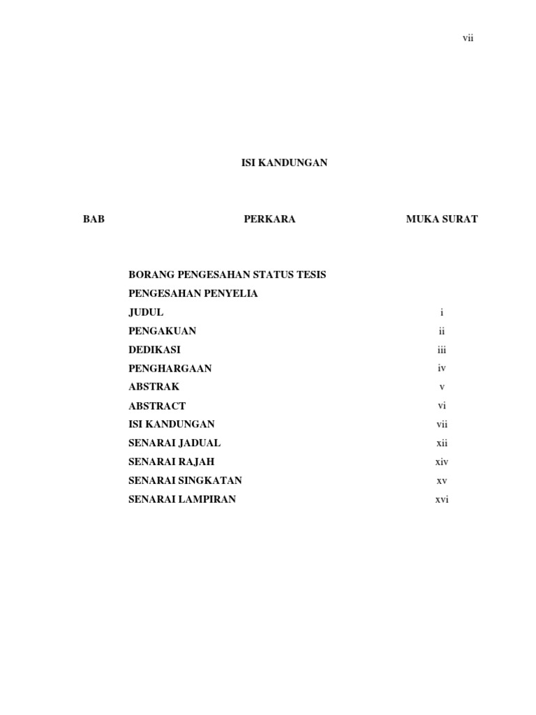 Cara Penulisan Tesis PDF | PDF