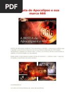 A Besta Do Apocalipse e Sua Marca 666