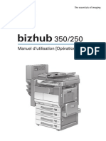 Bizhub 350-250 - Opérations Impression