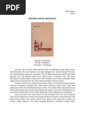 Sinopsis Novel Belenggu