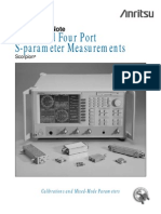 Three and Four Port S-parameter Measurements