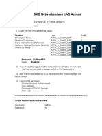 Building SMB Networks Class LAB Access