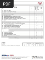 Mantenimiento Kia Rio: Tabla y Costos | PDF | Industria automotriz ...