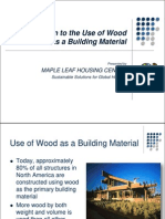 Introduction To The Use of Wood As A Building Material