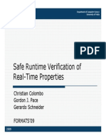 (Slides) Safe Runtime Verification of Real Time Properties