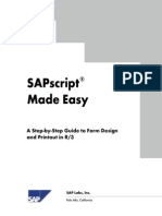 SAP Scripts Made Easy