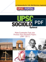 Download UPSC IAS Mains LAST 5 Year Papers Sociology