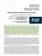 Emulsion Based Drilling Fluids an Overview