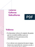 Psicologia Social - Valores, Culturas, Subculturas