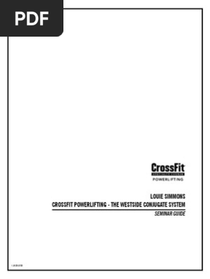 CrossFitSeminarGuidePowerlifting'louie simmons.pdf