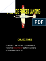 PC 7 MK II Force Landing Performance