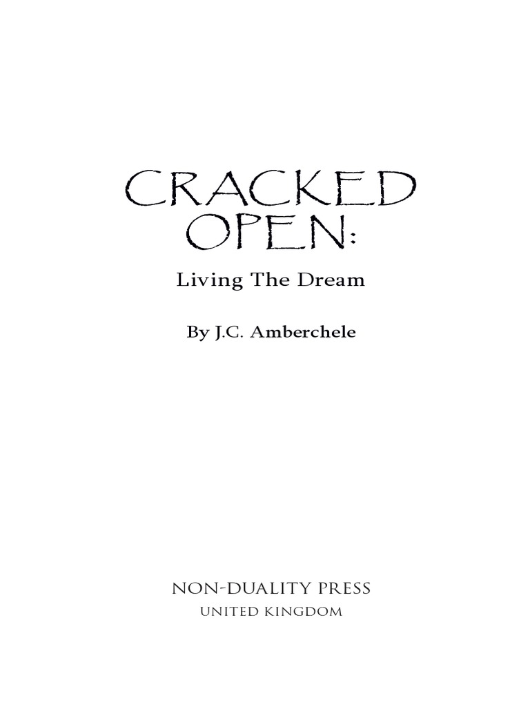 Cracked Open Sample Text | PDF