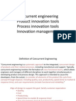 Concurrent Engineering Product Innovation Tools Process Innovation Tools Innovation Management