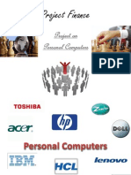 Project Finance: Project On Personal Computers