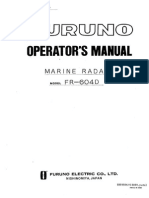 FR604D Operator's Manual
