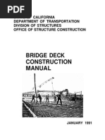 Bridge Deck Construction Manual