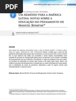 Um Remedio Para America Latina