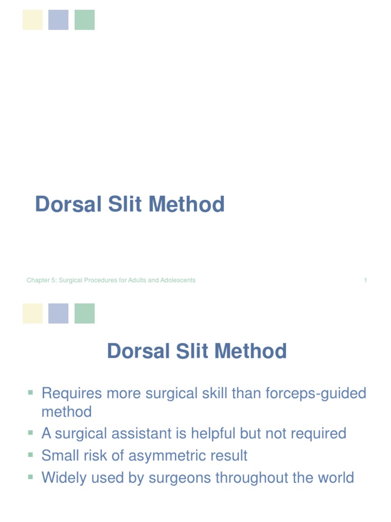 Dorsal Slit Circumcision Procedure Guide | PDF | Surgical Suture | Surgery