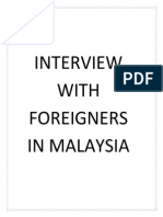 Interview With Foriegners